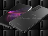 Los renders conceptuales del Sony Xperia 1 IV filtrados por @OnLeaks/GizNext insinuaban un sistema de triple cámara. (Fuente de la imagen: GizNext/Sony - editado)