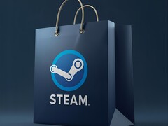 Se muestra la bolsa de la compra con el logotipo de Steam (Fuente de la imagen: Steam con ediciones)