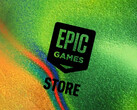 Los últimos juegos gratuitos de Epic Games suelen venderse a 14,99 dólares cada uno, en la imagen aparece el logotipo de Epic Games Store. (Fuente de la imagen: Epic Games Store)