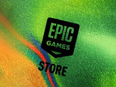 Los últimos juegos gratuitos de Epic Games suelen venderse a 14,99 dólares cada uno, en la imagen aparece el logotipo de Epic Games Store. (Fuente de la imagen: Epic Games Store)