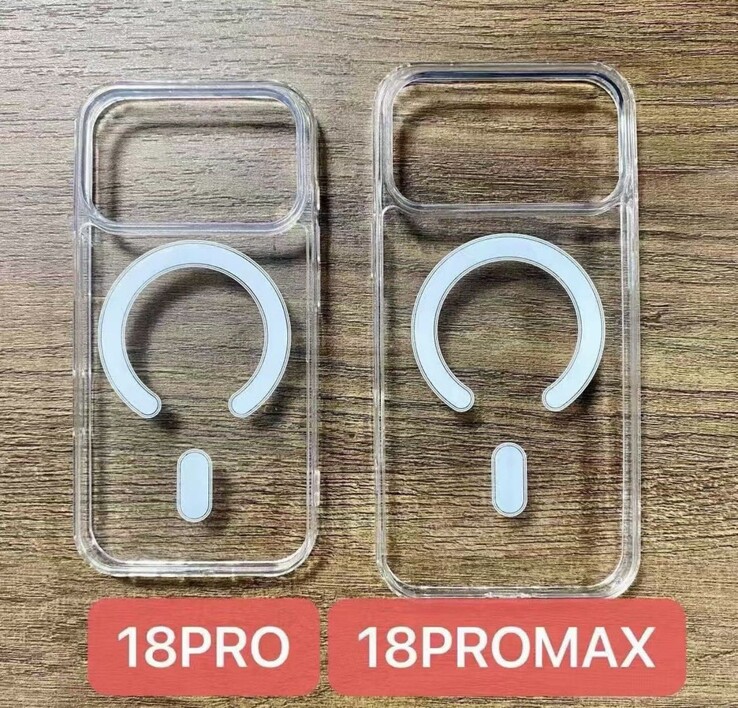Filtradas las carcasas del iPhone 18 Pro y del iPhone 18 Pro Max.