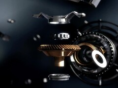 Captura de pantalla de un vídeo de representación que muestra el proceso de montaje de un motor a reacción. (Fuente de la imagen: AECC)