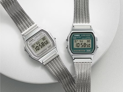 De izquierda a derecha (en la imagen), Casio A158 WEM-7JF y A158 WEM-3JF. (Fuente de la imagen: Casio Japón)