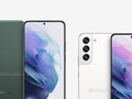 Los Galaxy S22 y Galaxy S22 Plus serán más pequeños que sus predecesores. (Fuente de la imagen: OnLeaks, 91mobiles y Zouton)