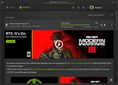 Descarga de la actualización 546.01 del controlador Game Ready de Nvidia GeForce en GeForce Experience (Fuente: Propia)