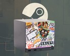 Steam Machine mostrada con una placa frontal personalizada