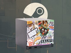 Steam Machine mostrada con una placa frontal personalizada