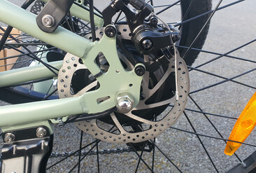Freno de disco trasero - Prueba Touroll B2 e-bike