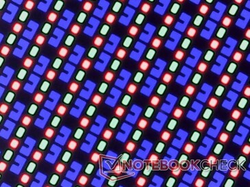 Subpíxeles OLED nítidos y casi sin problemas de grano debido a la superposición brillante