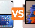 Supuesta Xiaomi Mi Pad 5 vs. Samsung Galaxy Tab S7. (Fuente de la imagen: XiaomiAdictos/Samsung - editado)