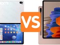 Supuesta Xiaomi Mi Pad 5 vs. Samsung Galaxy Tab S7. (Fuente de la imagen: XiaomiAdictos/Samsung - editado)