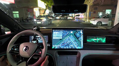 Demostración nocturna del BYD City Pilot (imagen:BYD/Weibo)