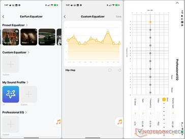 Personalización de EQ.