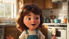 Fotograma de un vídeo de ejemplo que Veo 2 generó a partir de la pregunta 