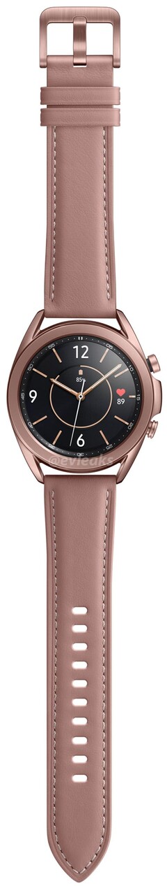 Reloj Samsung Galaxy 3 - "bronce". (Fuente de la imagen: @evleaks)