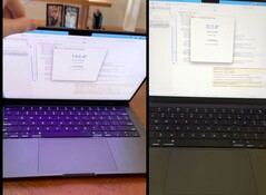 La aplicación LidAngleSensor muestra información en tiempo real sobre el ángulo de la bisagra. (Fuente de la imagen: X, editado)