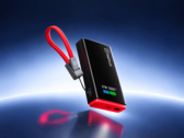 Batería externa OnePlus 67W SuperVOOC con pantalla integrada y cable rojo
