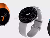 Un render no oficial del Google Pixel Watch basado en los rumores. (Imagen: @Jon_Prosser x @RendersBylan)