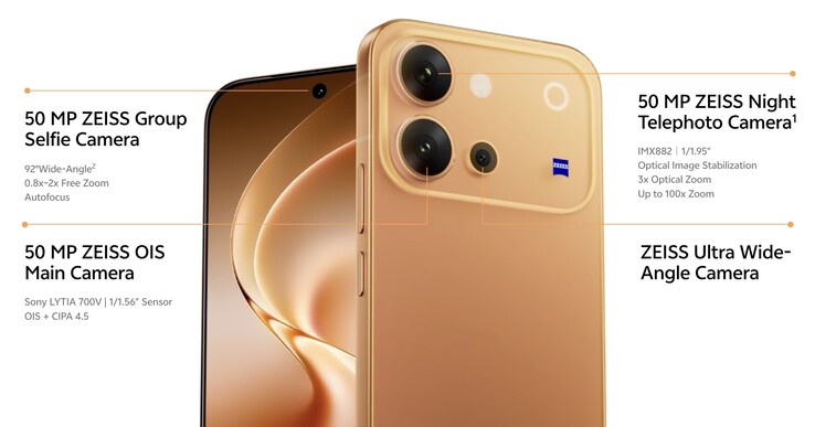 Configuración de la cámara del Vivo V80.