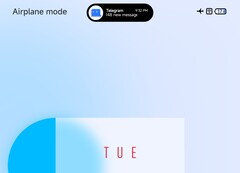 Un desarrollador de temas de MIUI ha creado un aspecto similar al de Dynamic Island para los teléfonos Xiaomi. (Fuente de la imagen: Vaibhav Jain en Twitter)