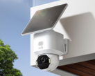 La Eufy SoloCam E42 de Anker (en la imagen) puede grabar de forma continua si se alimenta por cable y admite la carga solar con el panel desmontable SolarPlus 2.0 de Eufy. (Fuente de la imagen: Amazon/Anker)