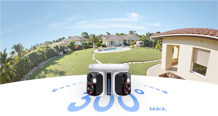 La nueva cámara de seguridad de doble seguimiento Baseus Security X1 Pro. (Fuente de la imagen: Baseus)