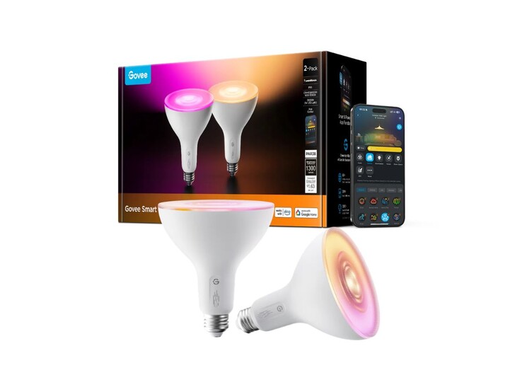 La bombilla LED inteligente para exteriores PAR38 de Govee