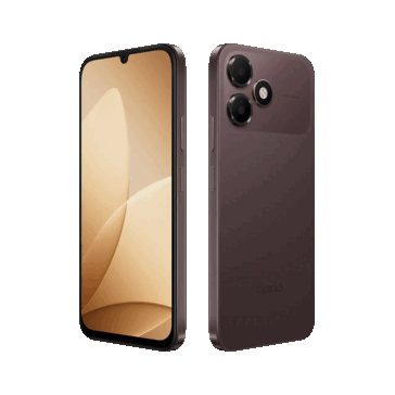 El Oppo K14 Lite en color Stone Brown.