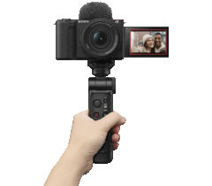 Sony anuncia el GP-VPT3, un minitrípode que puede actuar como empuñadura de la cámara y mando a distancia. (Fuente de la imagen: Sony)