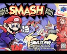 Se muestra el arte de la caja original de Super Smash Bros N64 (Fuente de la imagen: Walmart)