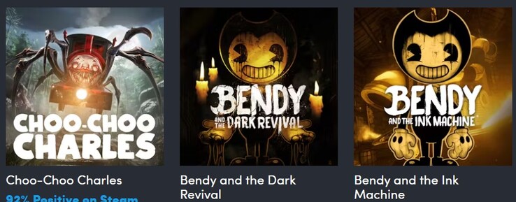 El primer nivel le ofrece estos 3 juegos (Fuente de la imagen: Humble Bundle)