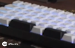 Wooting split teclado barra espaciadora de YouTube corto
