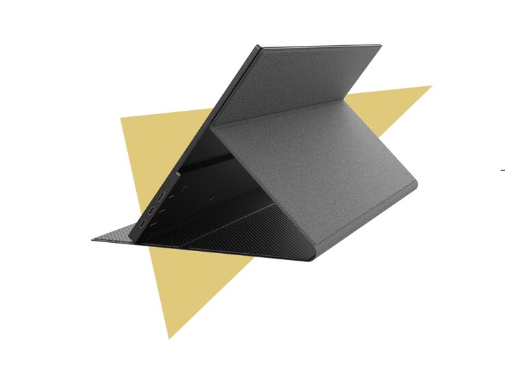 Dispone de un soporte integrado con tapa magnética.