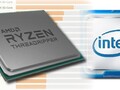La serie Ryzen Threadripper ofrece un dominio del rendimiento para AMD, pero Intel tiene la ventaja de la cuota de mercado. (Fuente de la imagen: AMD/Intel/Master Lu - editado)