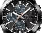El Casio Edifice EFS-S650DC-1A negro (en la imagen) tiene un segundero de color cobre que complementa bastante bien el diseño negro. (Fuente de la imagen: Casio)