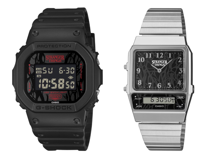 Los relojes Casio G-Shock DW5600STT-1 (izquierda) y Vintage AQ800EST-1A (derecha). (Fuente de la imagen: Casio, editado)
