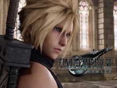 Se muestra el banner de Final Fantasy Remake Part 3 con Cloud (Fuente de la imagen: Square Enix, Nintendo of America con ediciones)
