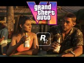 Banner de GTA 6 con el logotipo de Rockstar Games (Fuente de la imagen: Rockstar Games con modificaciones)