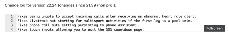 Las notas de la versión beta 22.24 para el Garmin Fenix 8 y smartwatches relacionados