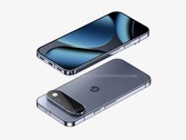 Render no oficial del Pixel 11 Pro que muestra la parte delantera y trasera.