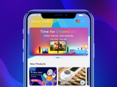 La versión v6.7.2 de la aplicación Govee Home se centra en la sección comunitaria. (Fuente de la imagen: Govee)