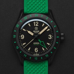El reloj Nezumi Aviera incorpora un movimiento GMT automático calibre Miyota 9075 (Fuente de la imagen: Nezumi Studios)