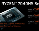 La serie de procesadores Ryzen 7040HS de AMD ya es oficial (imagen vía AMD)