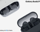 Los Galaxy Buds 3 FE estarán disponibles a partir del 5 de septiembre de 2025. En la imagen: dos colores de los auriculares inalámbricos. (Fuente de la imagen: Samsung - editado)