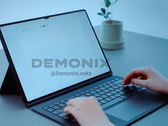 La Galaxy Tab S8 Ultra tendrá un tamaño cercano al de la Surface Book 15". (Fuente de la imagen: Demonix Leaks)