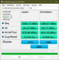 AS SSD Funcionamiento de la batería