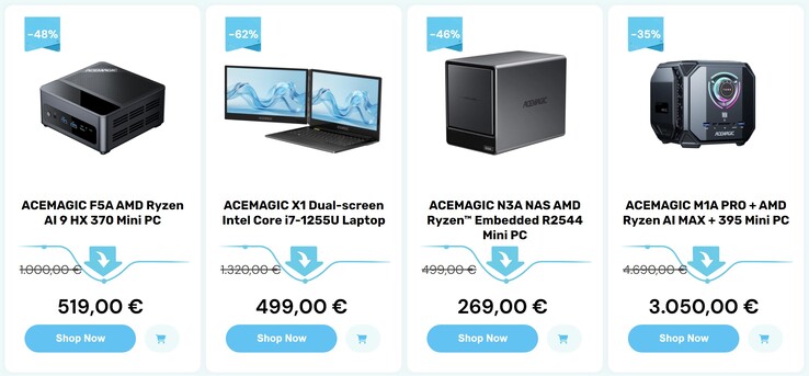Campaña de descuentos Acemagic