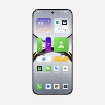 Nueva pantalla de inicio Flux en ColorOS 16. (Fuente de la imagen: Oppo)