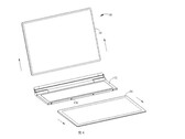 El nuevo portátil desmontable de Huawei. (Fuente: OMPI vía MySmartPrice)