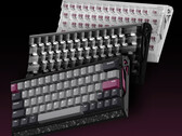 Teclado para juegos Iqunix EV63 con efecto Hall en negro, negro con teclas transparentes y blanco con teclas transparentes.